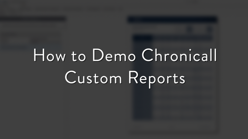 How to demo Custom Reports