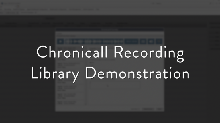 Chronicall Overview | Xima Software