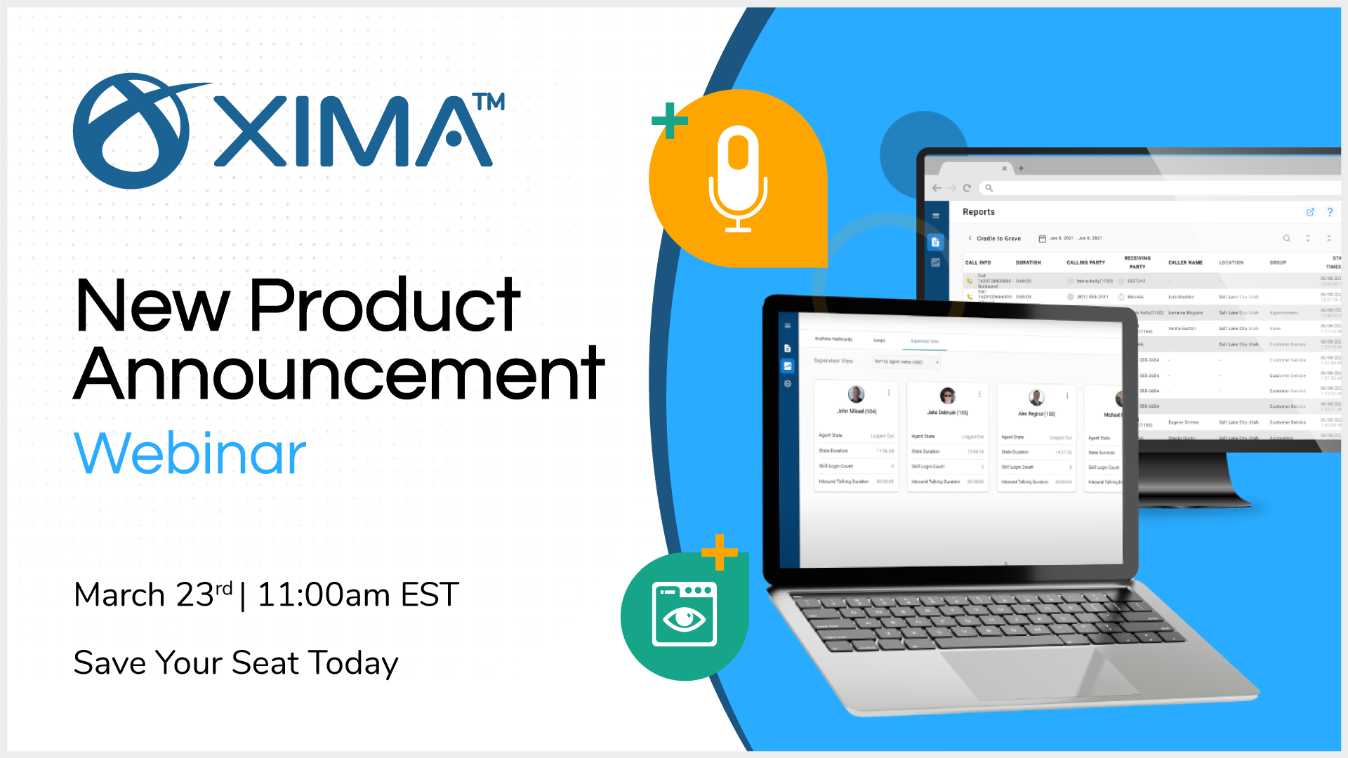 New Product Webinar Xima Software