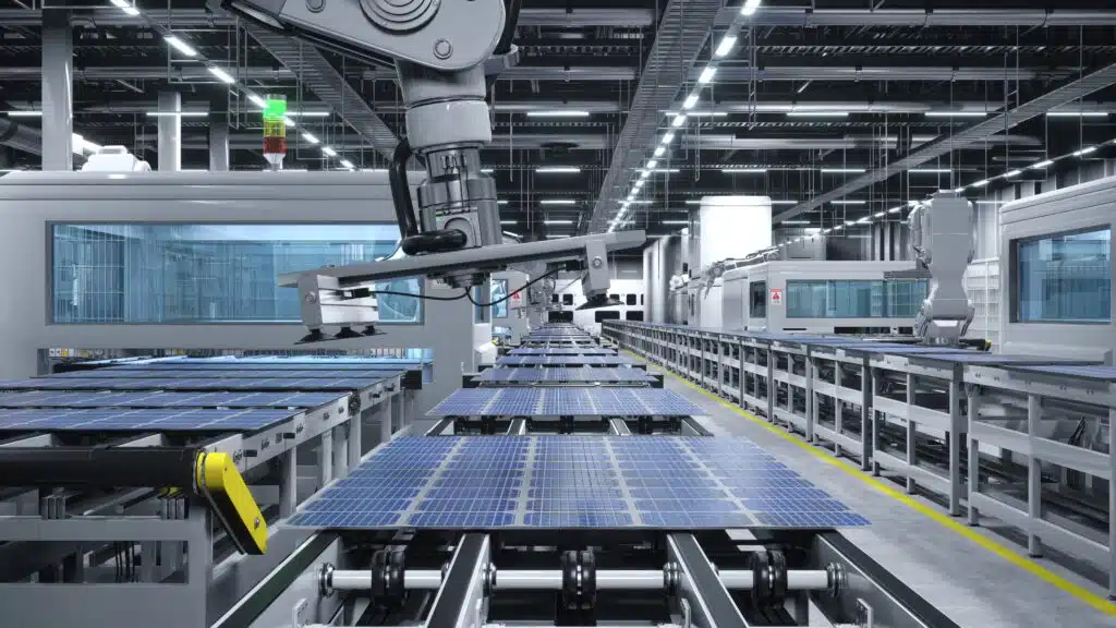 solar panel manufacturing